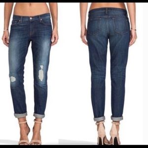 J Brand size 25 distressed jeans